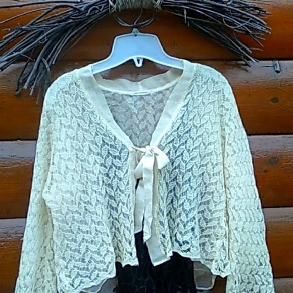 CHARCOAL WOOL π¦ Cardigan Vintage Linden Hill SZ M/LG - Picture 9 of 16